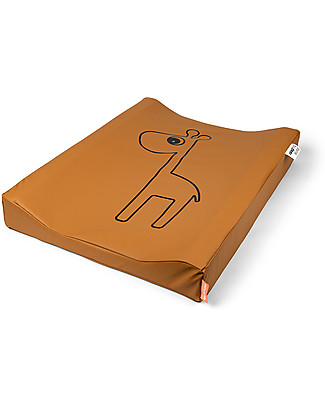 Done By Deer Changing Pad Easy Wipe Raffi Mustard - 50x65x10 cm - Waterproof Changing Mats And Covers