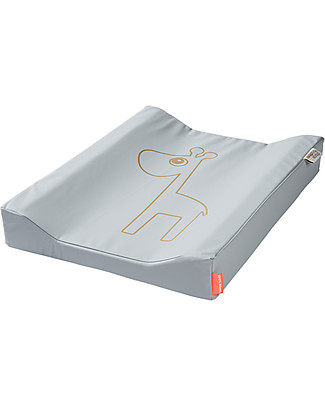 Done By Deer Changing Pad Raffi Grey - 50x65x10 cm - Waterproof Changing Mats Accessories