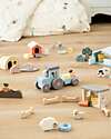 Done By Deer Chicken coop interlocking game - Tiny Farm - +2 years Wooden Stacking Toys