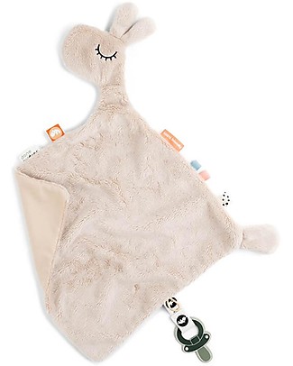 Done By Deer Comfort Blanket Lalee the Llama - Sand - 30x30 cm Doudou & Comforters