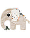 Done By Deer Comfort Blanket with Pacifier Clip Cozy Friend - Elphee - Sand Doudou & Comforters