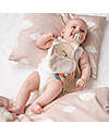 Done By Deer Comfort Blanket with Pacifier Clip Cozy Friend - Elphee - Sand Doudou & Comforters