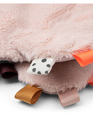 Done By Deer Comfort Blanket with Pacifier Clip Cozy Friend Jelly- Powder - 25x22 cm Soft Toys