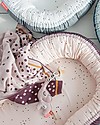 Done By Deer Cozy Keeper Elphee, Powder - Cotton Pacifier Chains