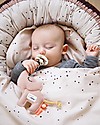 Done By Deer Cozy Keeper Elphee, Powder - Cotton Pacifier Chains