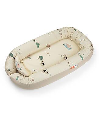 Done By Deer Cozy Nest - Tiny Farm - Sand - 50 x 85 x 13 cm Baby Nest
