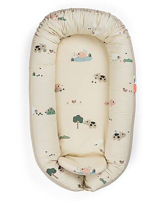 Done By Deer Cozy Nest - Tiny Farm - Sand - 50 x 85 x 13 cm Baby Nest