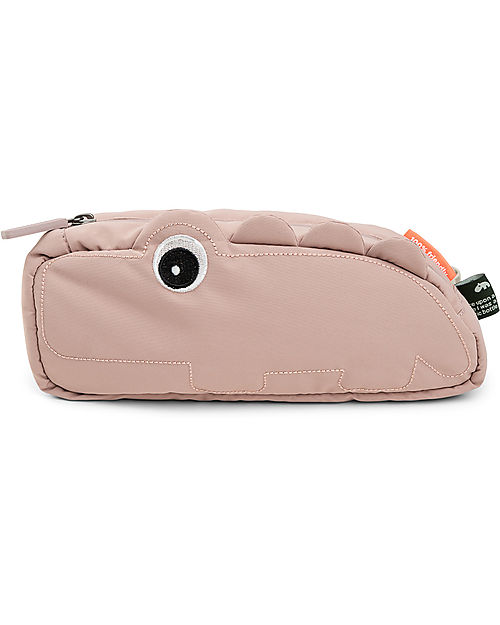 Done By Deer Cross-over Kids Bag- Croco - Powder - Made with Recycled Plastic Bottles Pencil Cases