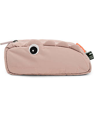 Done By Deer Cross-over Kids Bag- Croco - Powder - Made with Recycled Plastic Bottles Pencil Cases