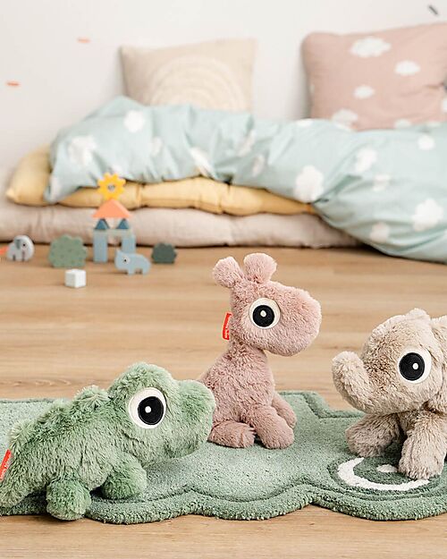 Done By Deer Cuddle Bestie Croco - Green - Super Soft - Contains Mini Book - 0+ Soft Toys