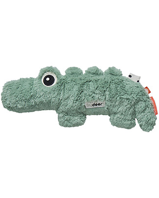Done By Deer Cuddle Cute Soft Toy Croco, Green - 27x17 cm Soft Toys
