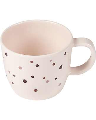 Done By Deer Cup with Handle Dreamy - Dots/Powder - 220 ml Cups & Beakers