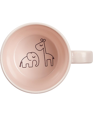 Done By Deer Cup with Handle Dreamy - Dots/Powder - 220 ml Cups & Beakers
