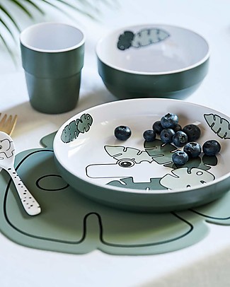 Done By Deer Dinner Set Tiny Tropics - 5 pieces Meal Sets