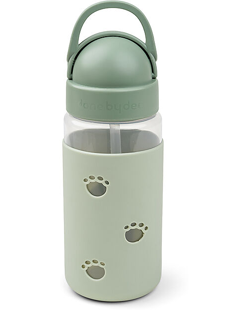 Done By Deer Easy-Grip Straw Bottle - Elphee - Green Non-Thermal Water Bottles