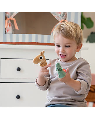 Done By Deer Finger Puppet Set 3 pcs - Deer Friends - Color Mix Puppets