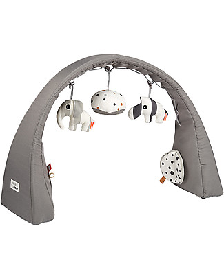 Done By Deer Flexible Activity Gym, Grey - Perfect on the go! Baby Gym