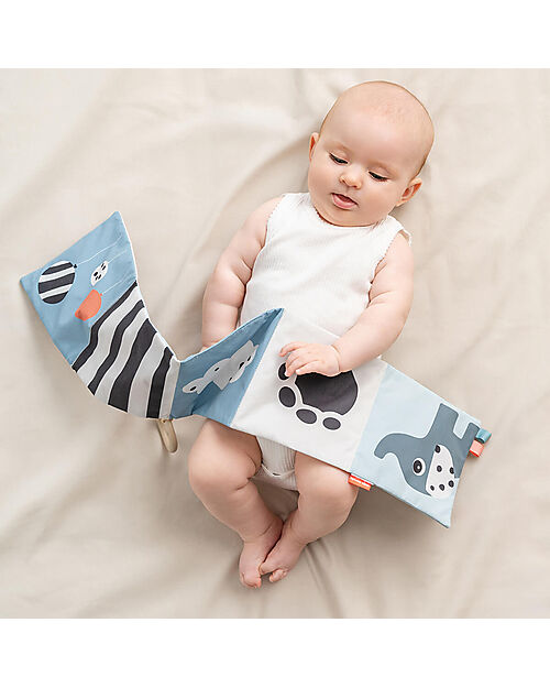Done By Deer Fold-Out Activity Soft Book - Deer Friends - Contrast - 0+ Books