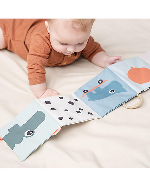 Done By Deer Fold-Out Activity Soft Book - Deer Friends - Contrast - 0+ Books