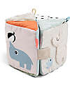 Done By Deer Fold-out Sensory Cube - Deer friends - Contrast - 3m+ Newborn Toys_
