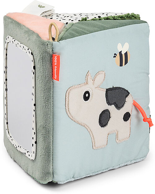 Done By Deer Fold-Out Sensory Mirror - Tiny farm - Colour mix Sensory Games_