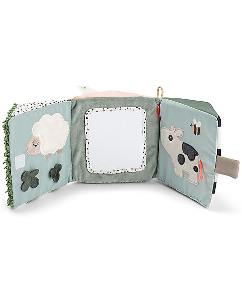 Done By Deer Fold-Out Sensory Mirror - Tiny farm - Colour mix Sensory Games_