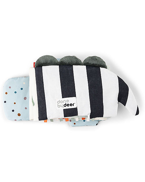 Done By Deer Fold-out Soft Book - Croco - Green - 90 x 14 x 1,2 cm Books