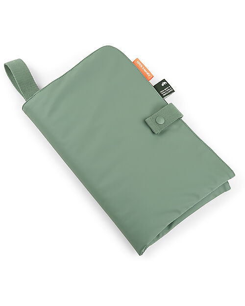 Done By Deer Foldable Changing Mat - Green - Made with Recycled Bottles Travel Changing Mats