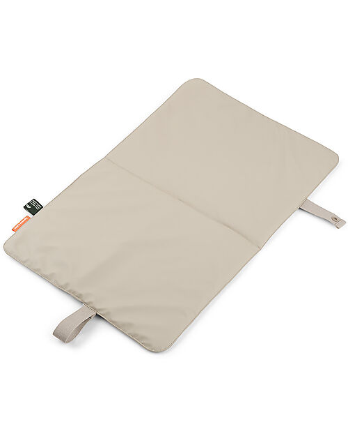Done By Deer Foldable Changing Mat - Sand - Made with Recycled Bottles Travel Changing Mats
