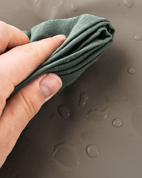 Done By Deer Foldable Changing Mat - Taupe - Made with Recycled Bottles Travel Changing Mats