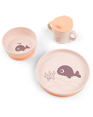 Set vaisselle silicone SEA FRIENDS Done by Deer powder
