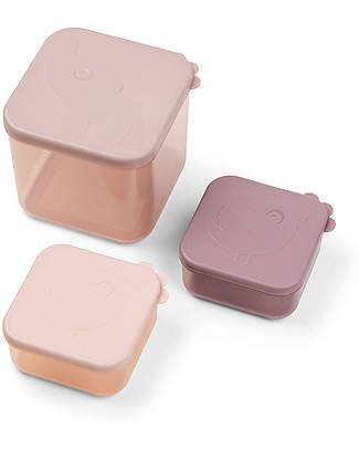 Done By Deer To Go 2-way Snack Container - L Lalee - Sand unisex (bambini), Snack  Boxes Containers 