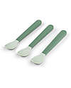 Done By Deer Foodie Anti-Slip Baby Spoon 3-pack - Green - 100% food grade PP Cutlery