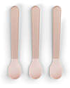 Done By Deer Foodie Anti-Slip Baby Spoon 3-pack - Powder - 100% food grade PP Cutlery