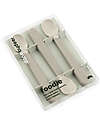 Done By Deer Foodie Anti-Slip Baby Spoon 3-pack - Sand - 100% food grade PP Cutlery