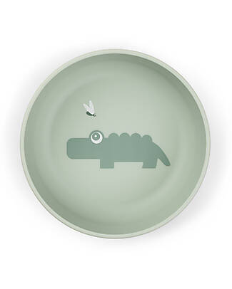 Done By Deer Foodie Bowl - Croco Green - 100% Food-Grade PP Bowls & Plates