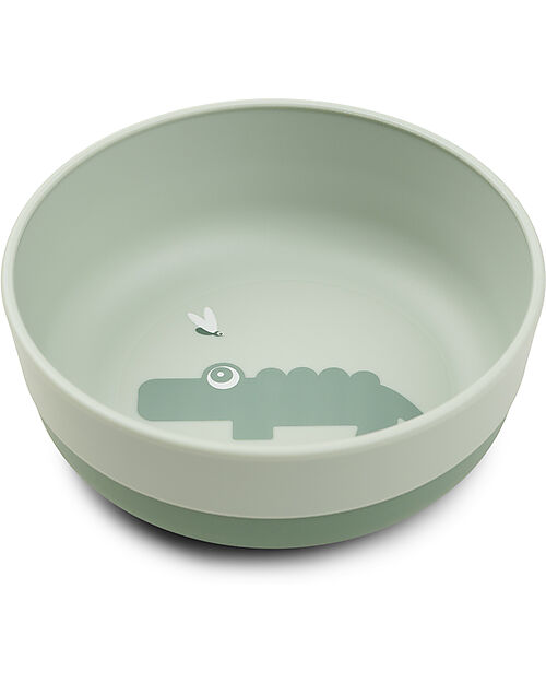Done By Deer Foodie Bowl - Croco Green - 100% Food-Grade PP Bowls & Plates