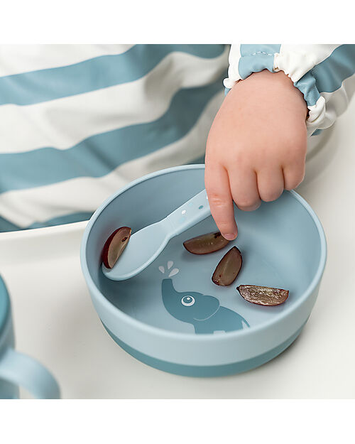 Done By Deer Foodie Bowl - Happy Clouds Powder - 100% Food-Grade PP Bowls & Plates