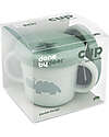 Done By Deer Foodie Cup with Spout and Snacks - Croco - Green - 100% Alimentary PP Cups