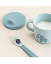 Done By Deer Foodie Cup with Spout and Snacks - Elphee - Blue - 100% Alimentary PP Cups