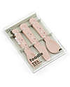 Done By Deer Foodie Cutlery Set - Happy Dots Powder - 100% Food-Grade PP Cutlery