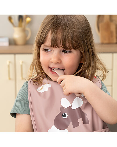 Done By Deer Foodie Cutlery Set - Happy Dots Powder - 100% Food-Grade PP Cutlery