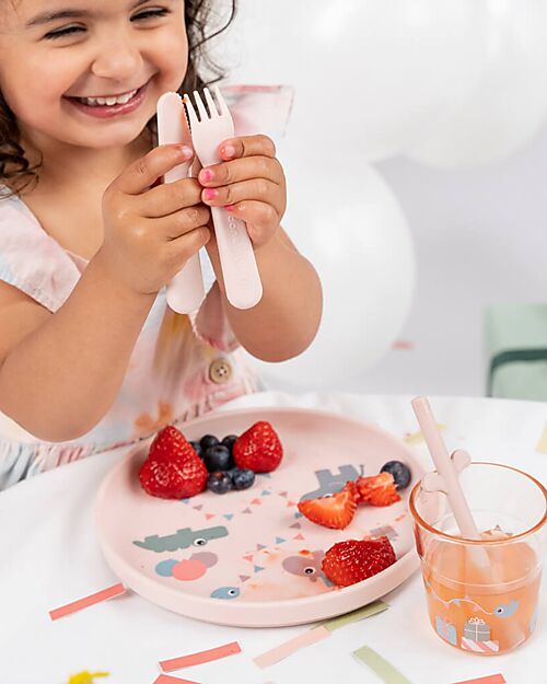 Done By Deer Foodie Dinner Set - Celebration - Powder Meal Sets