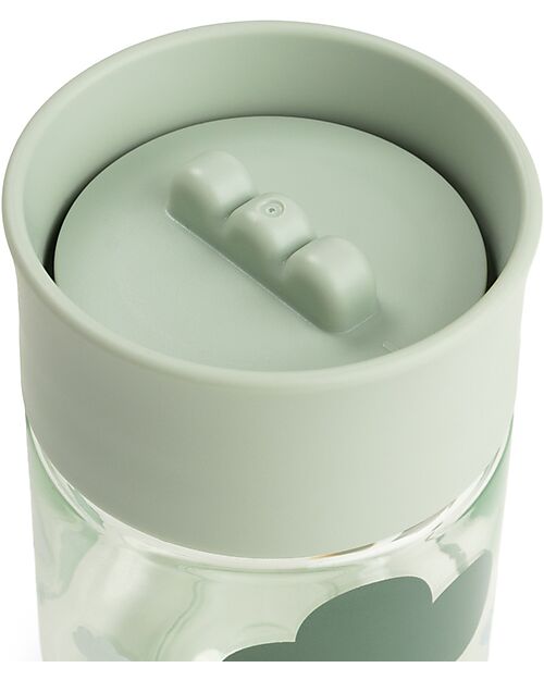 Done By Deer Foodie Dinner Set - Plate Bowl  and Learning Cup - Tiny Trails - Green - 100% Food Grade PP Meal Sets
