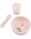Done By Deer Foodie First Meal Set - Bowl Cup and Spoon - Elphee & Croco - Powder - 100% food grade PP Meal Sets