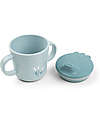 Done By Deer Foodie First Meal Set - Bowl Cup and Spoon - Elphee - Blue - 100% food grade PP Meal Sets
