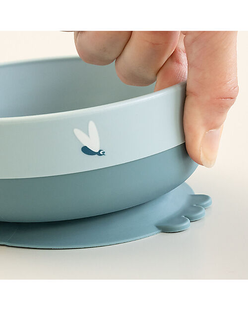 Done By Deer Foodie First Meal Set - Bowl Cup and Spoon - Elphee - Blue - 100% food grade PP Meal Sets