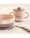 Done By Deer Foodie First Meal Set - Bowl Cup and Spoon - Happy Clouds - Powder - 100% food grade PP Meal Sets