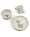 Done By Deer Foodie Meal Set - Plate Bowl and Cup - Lalee - Sand - 100% Food-Grade PP Meal Sets