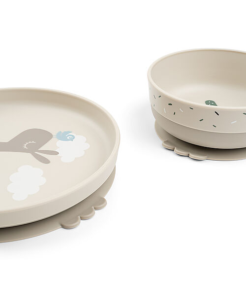Done By Deer Foodie Meal Set - Plate Bowl and Cup - Lalee - Sand - 100% Food-Grade PP Meal Sets